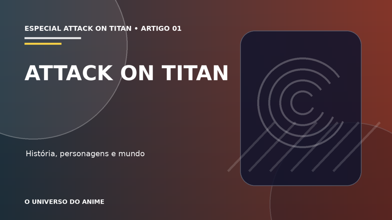 Capa do artigo Attack on Titan: história, personagens, temporadas e guia