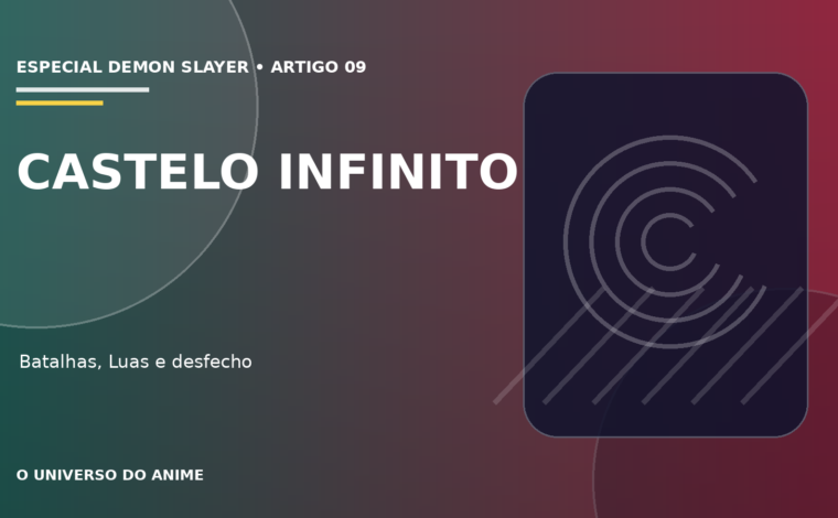 Capa do artigo Castelo Infinito de Demon Slayer: batalhas e importância