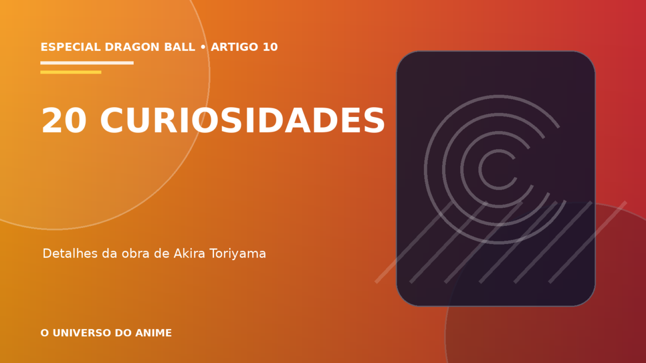 Capa do artigo 20 curiosidades sobre Dragon Ball que todo fã deveria conhecer