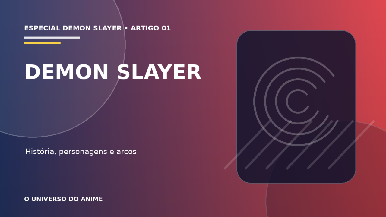 Capa do artigo Demon Slayer: história, personagens, arcos e guia completo