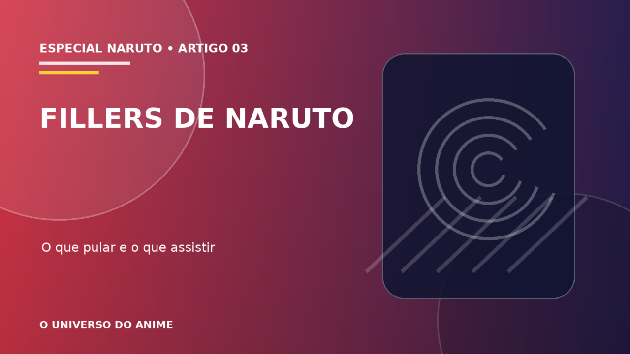 Capa do artigo Fillers de Naruto: episódios que podem ser pulados e os que valem a pena