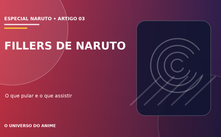 Capa do artigo Fillers de Naruto: episódios que podem ser pulados e os que valem a pena