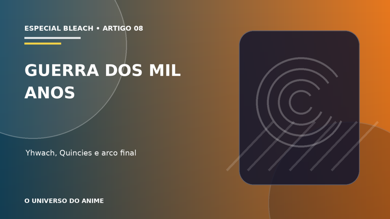 Capa do artigo Guerra Sangrenta dos Mil Anos: arco final de Bleach explicado