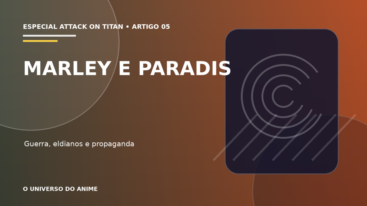 Capa do artigo Marley e Paradis: guerra, eldianos e história explicada