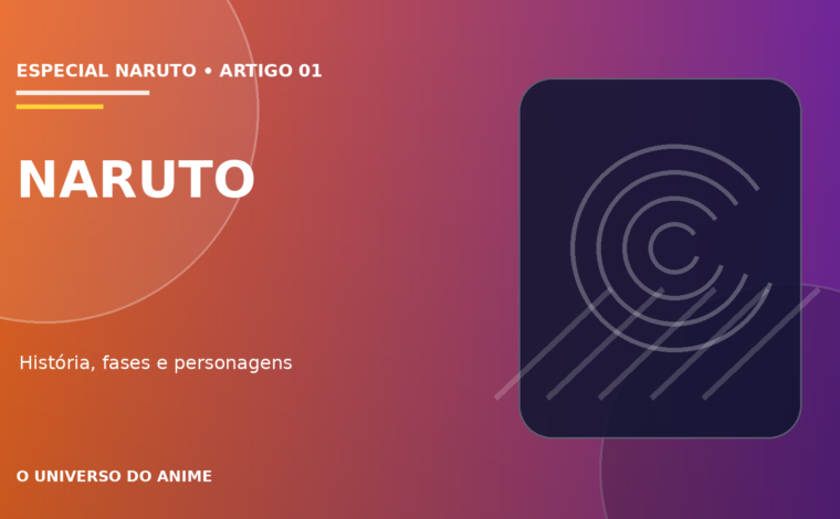 Capa do artigo Naruto: história, personagens, fases e ordem para assistir