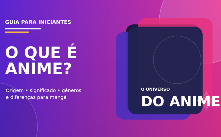 Capa do guia O que é anime?