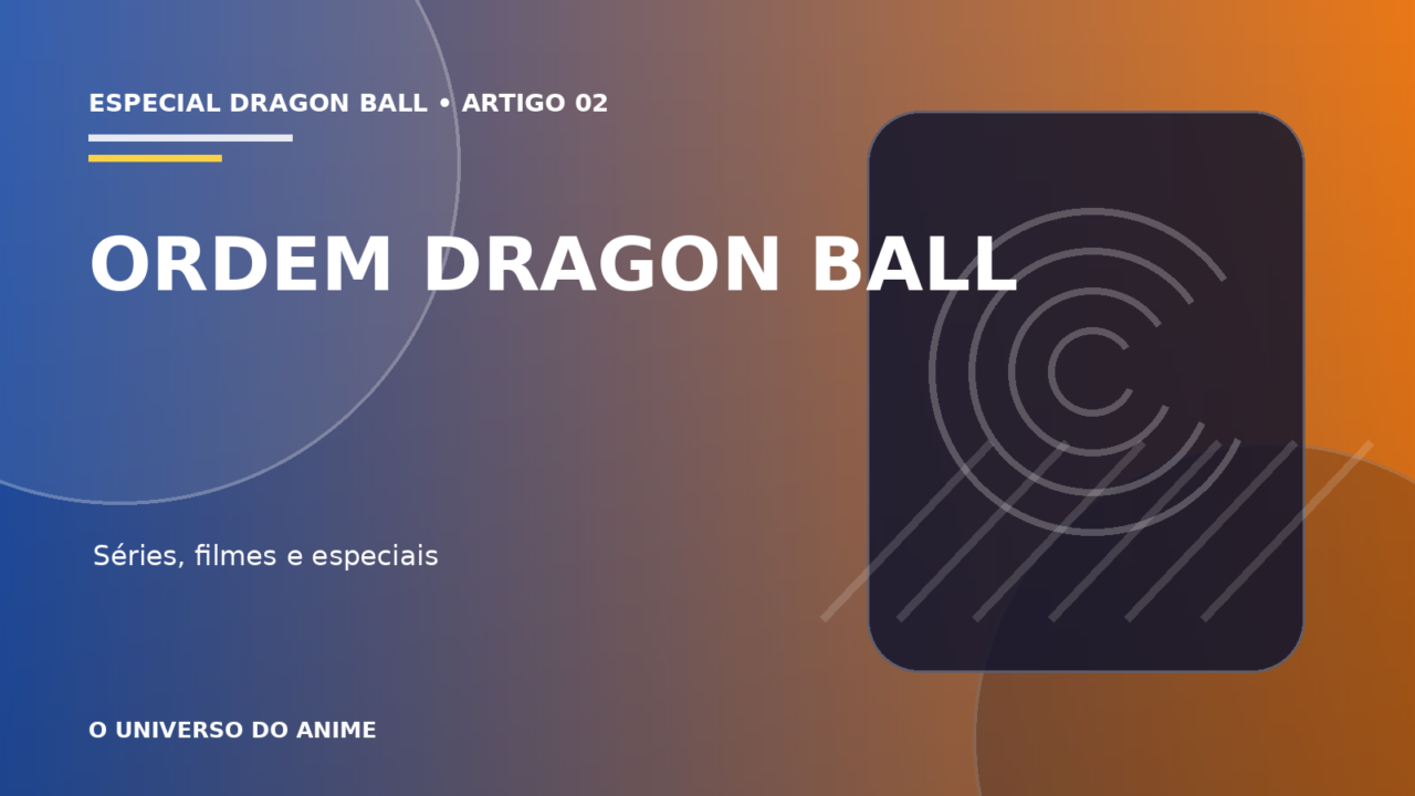 Capa do artigo Ordem para assistir Dragon Ball: séries, filmes e especiais