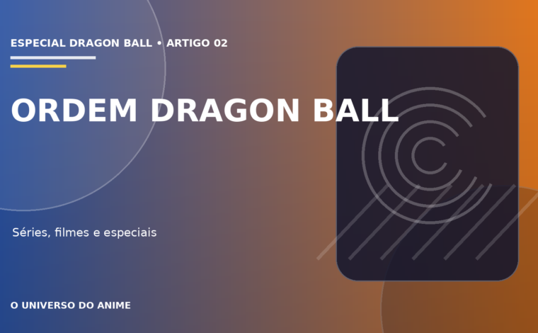 Capa do artigo Ordem para assistir Dragon Ball: séries, filmes e especiais