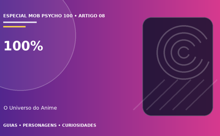 Capa do artigo O que significa 100% em Mob Psycho 100
