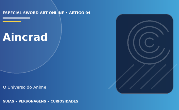 Capa do artigo Aincrad explicado: andares, regras e sobrevivência