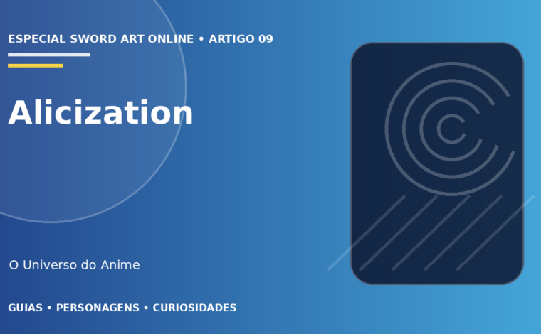 Capa do artigo Alicization explicado: Underworld, Fluctlights e guerra