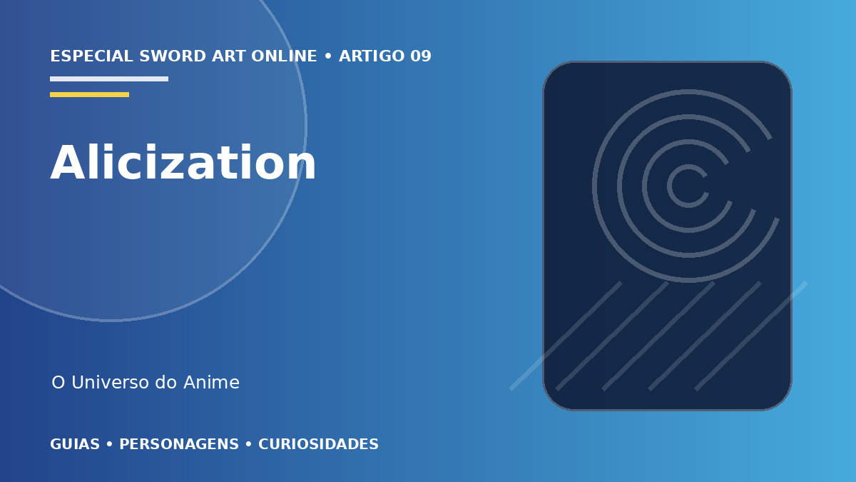 Capa do artigo Alicization explicado: Underworld, Fluctlights e guerra