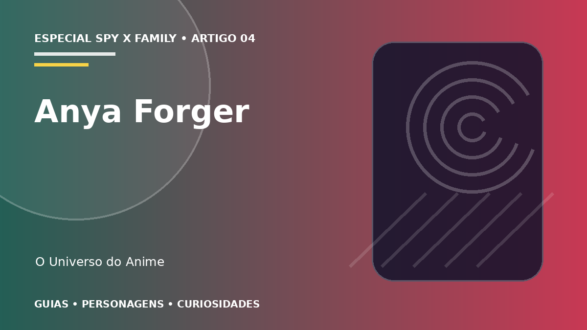 Capa do artigo Anya Forger: poderes, escola e melhores momentos