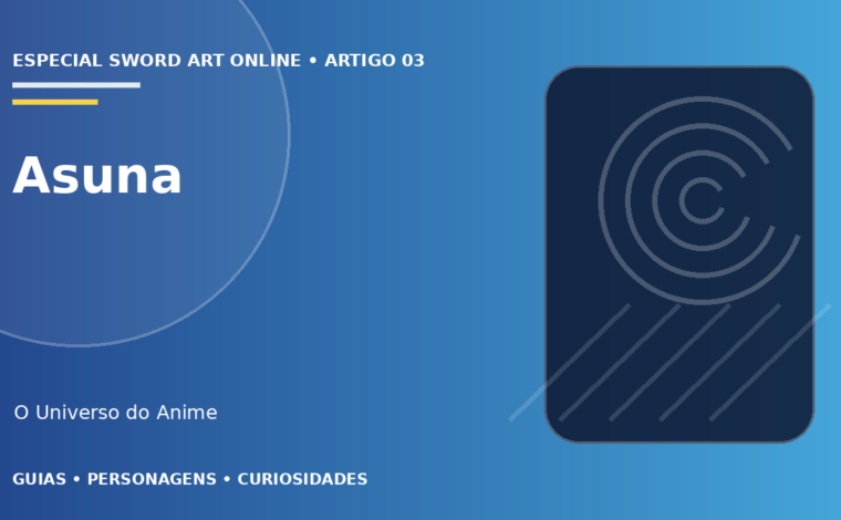 Capa do artigo Asuna Yuuki: história, poderes e relação com Kirito