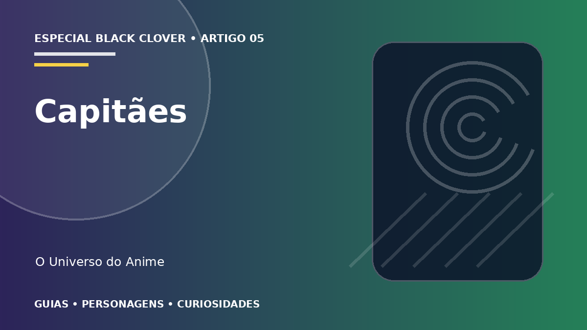 Capa do artigo Capitães dos Cavaleiros Mágicos: poderes e esquadrões