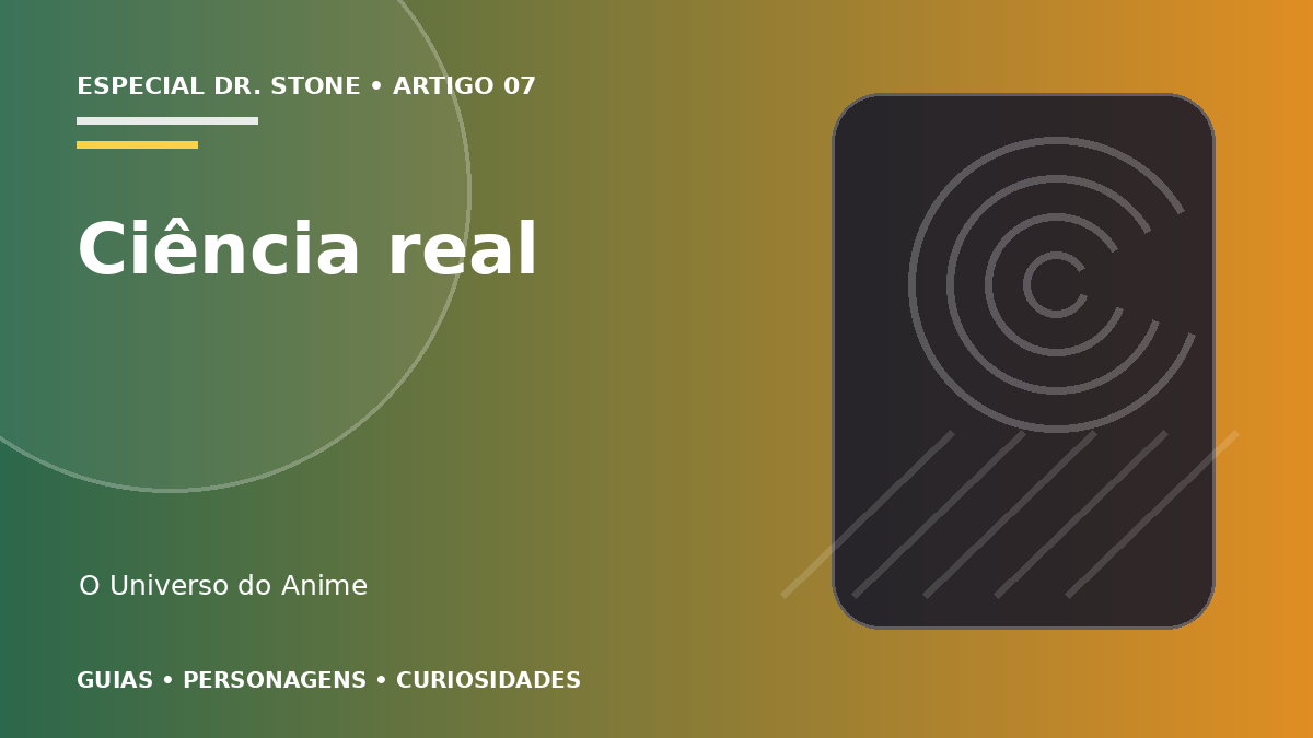 Capa do artigo A ciência de Dr. Stone é real? O que funciona de verdade