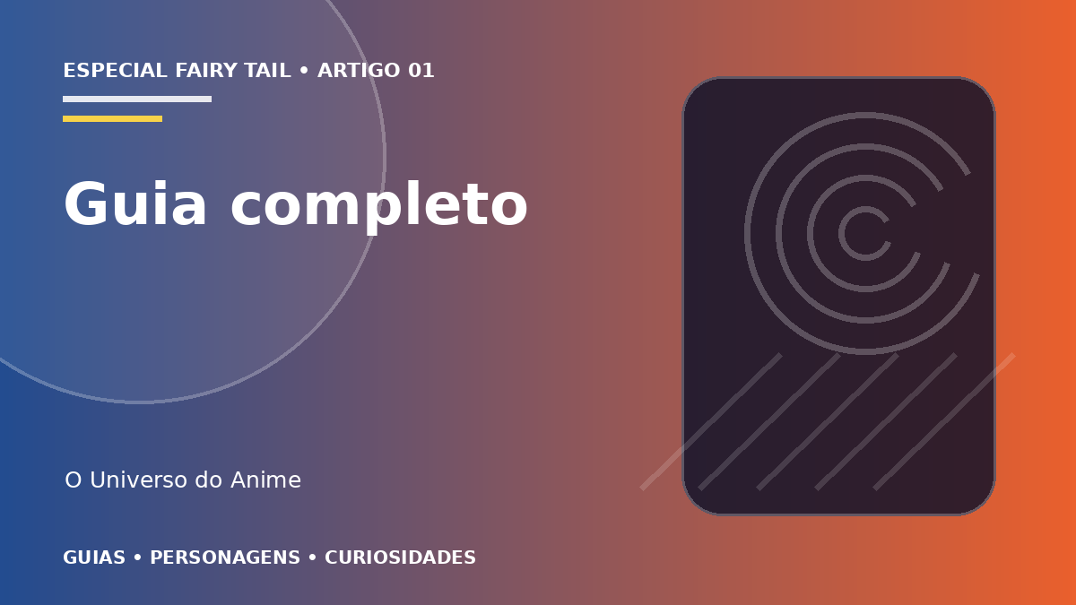 Capa do artigo Fairy Tail: história, personagens e guia completo