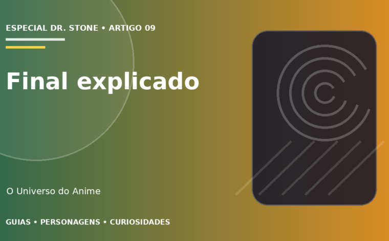 Capa do artigo Final de Dr. Stone explicado