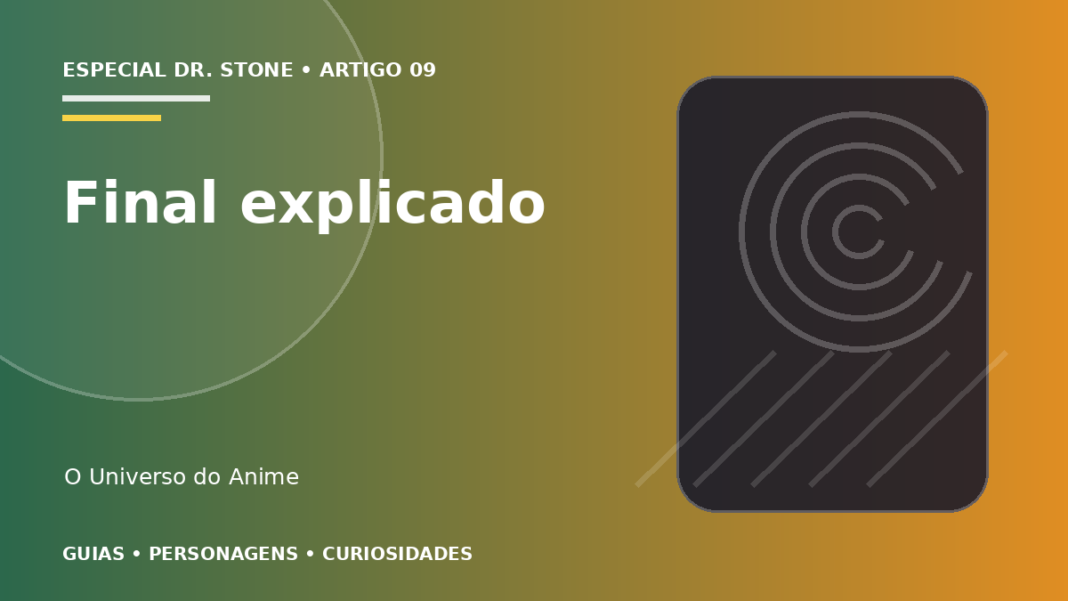 Capa do artigo Final de Dr. Stone explicado