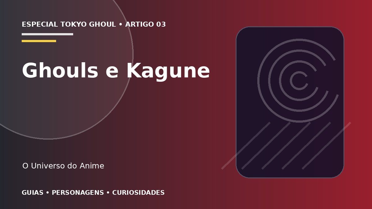 Capa do artigo Ghouls e Kagune: tipos e poderes explicados