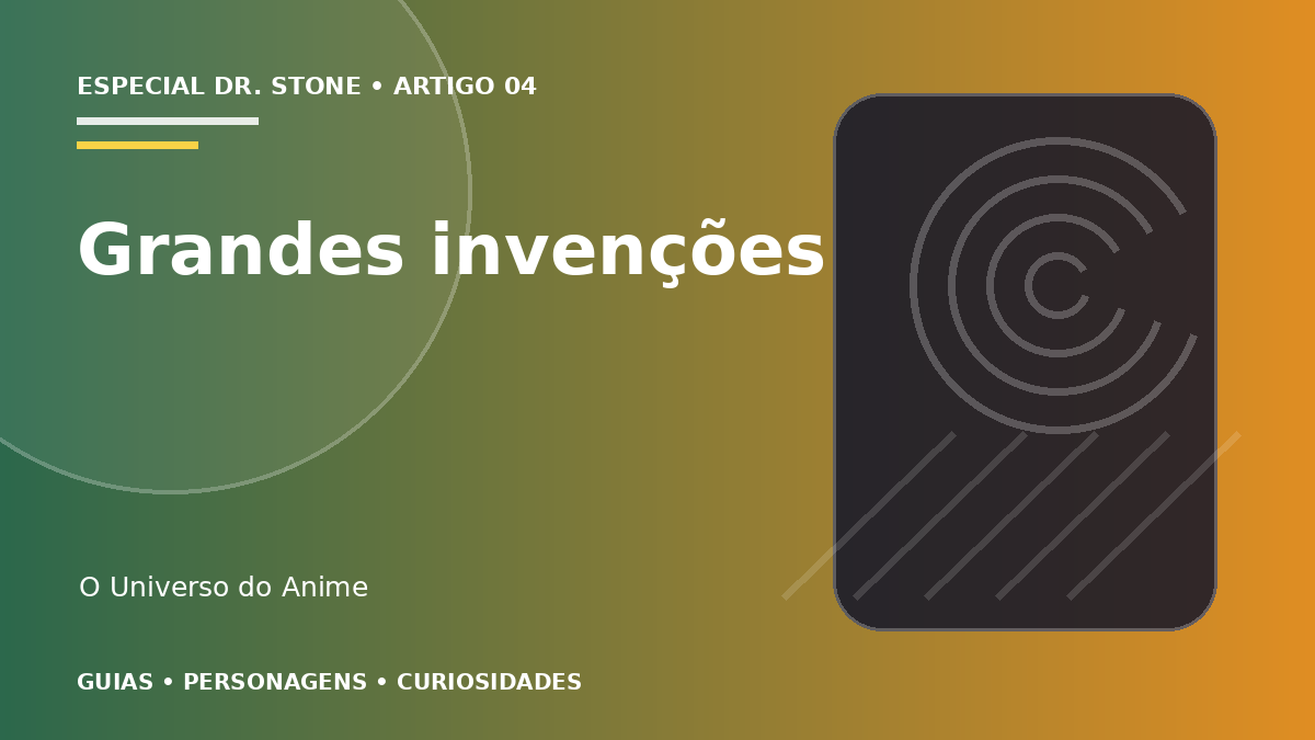 Capa do artigo As maiores invenções de Dr. Stone