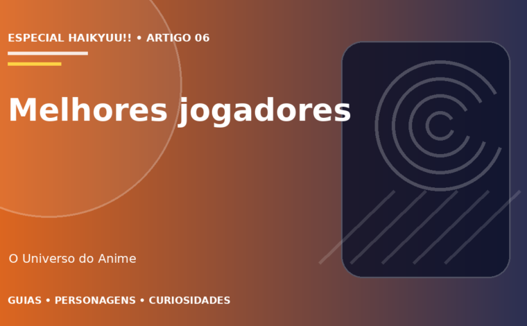 Capa do artigo Os melhores jogadores de Haikyuu!!