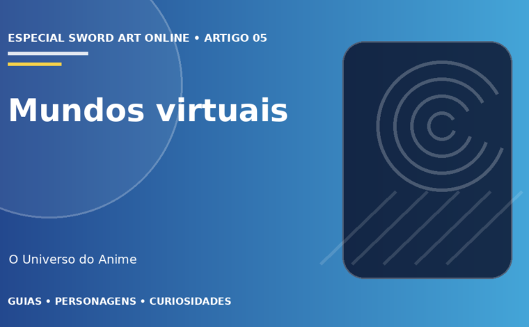 Capa do artigo Mundos de Sword Art Online: ALO, GGO e Underworld