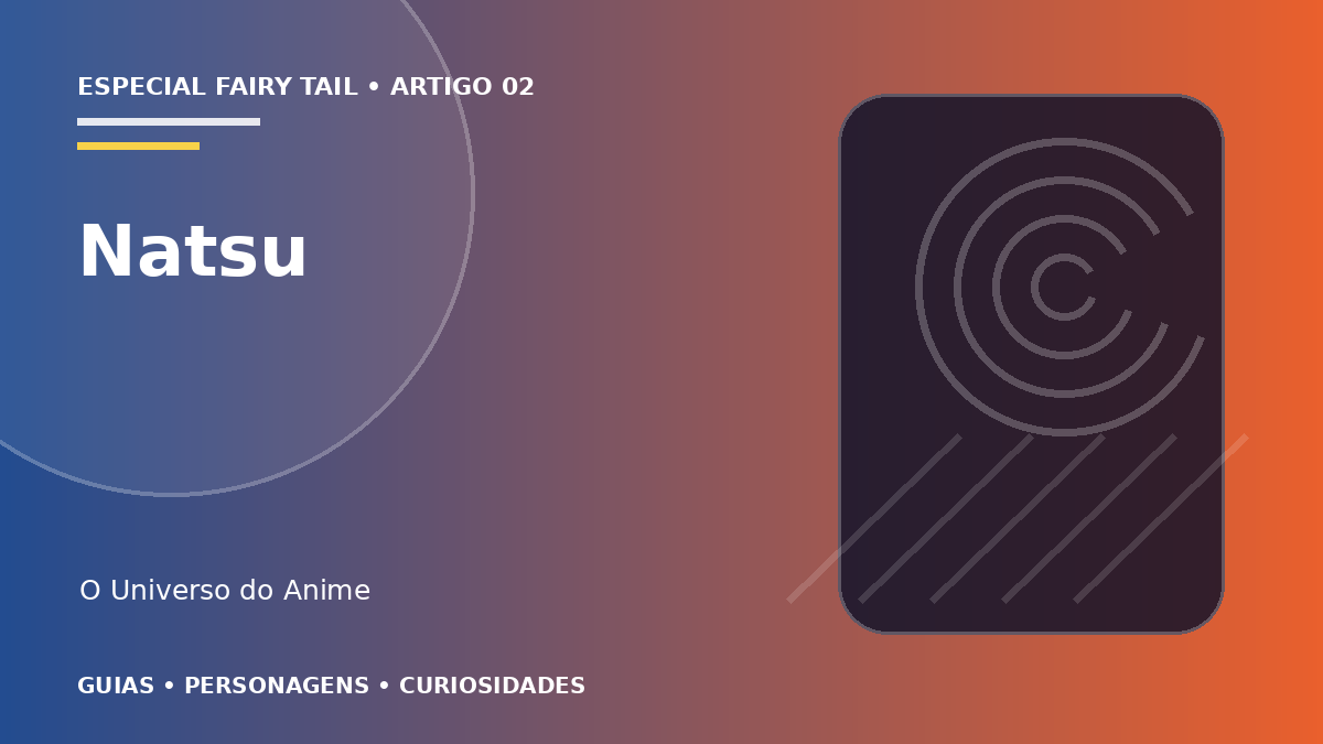 Capa do artigo Natsu Dragneel: poderes, origem e evolução