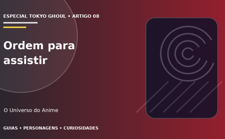 Capa do artigo Ordem para assistir Tokyo Ghoul: temporadas e OVAs