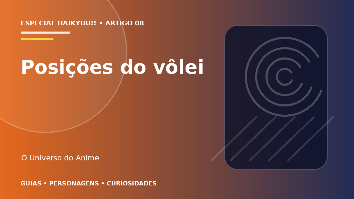 Capa do artigo Posições do vôlei explicadas com Haikyuu!!