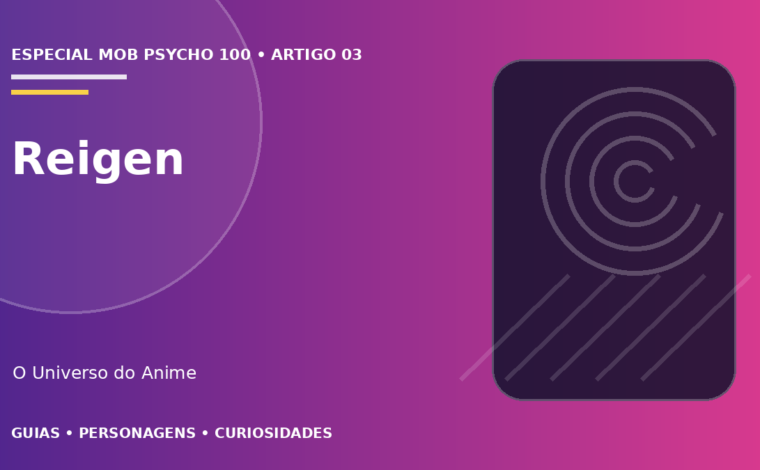 Capa do artigo Reigen Arataka: golpes, carisma e importância