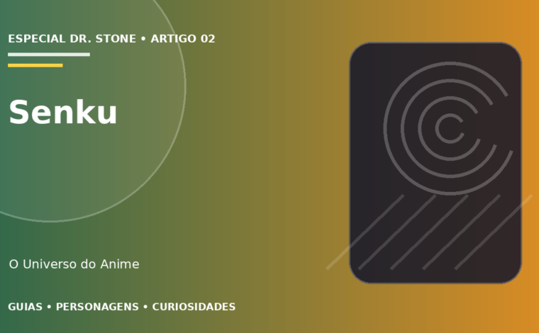 Capa do artigo Senku Ishigami: inteligência, invenções e evolução