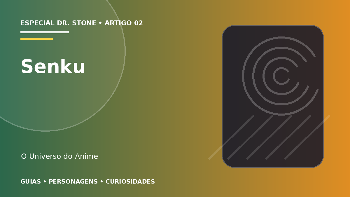 Capa do artigo Senku Ishigami: inteligência, invenções e evolução