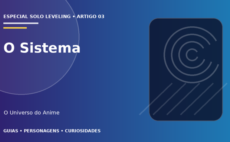Capa do artigo Sistema de Solo Leveling: como funciona