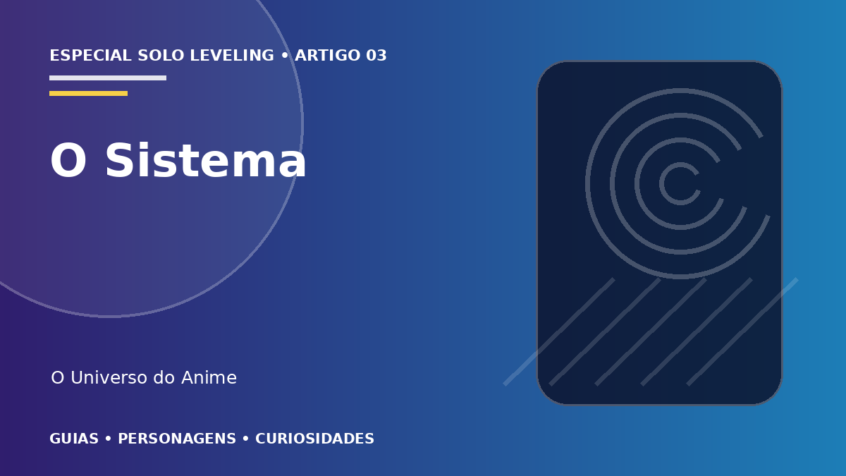Capa do artigo Sistema de Solo Leveling: como funciona