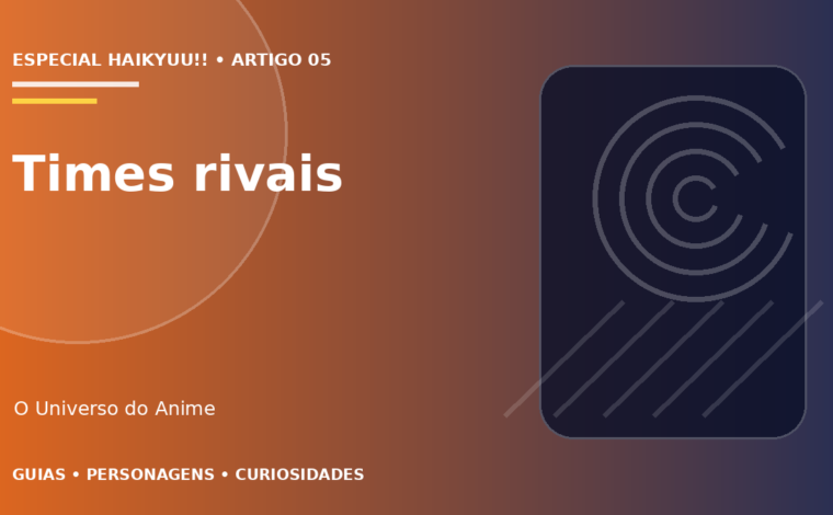 Capa do artigo Times de Haikyuu!!: principais rivais de Karasuno