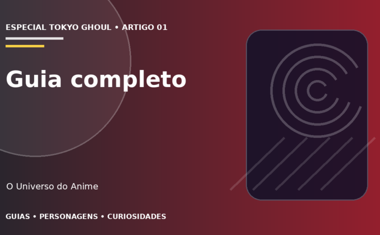 Capa do artigo Tokyo Ghoul: história, personagens e guia completo